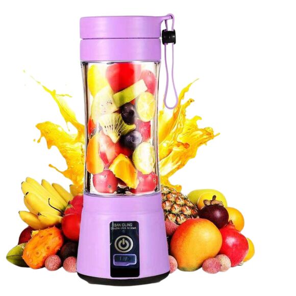 Purple Portable Personal Blender,Mini Juicer Cup Smoothie Maker ,USB Charger - Picture 1 of 12